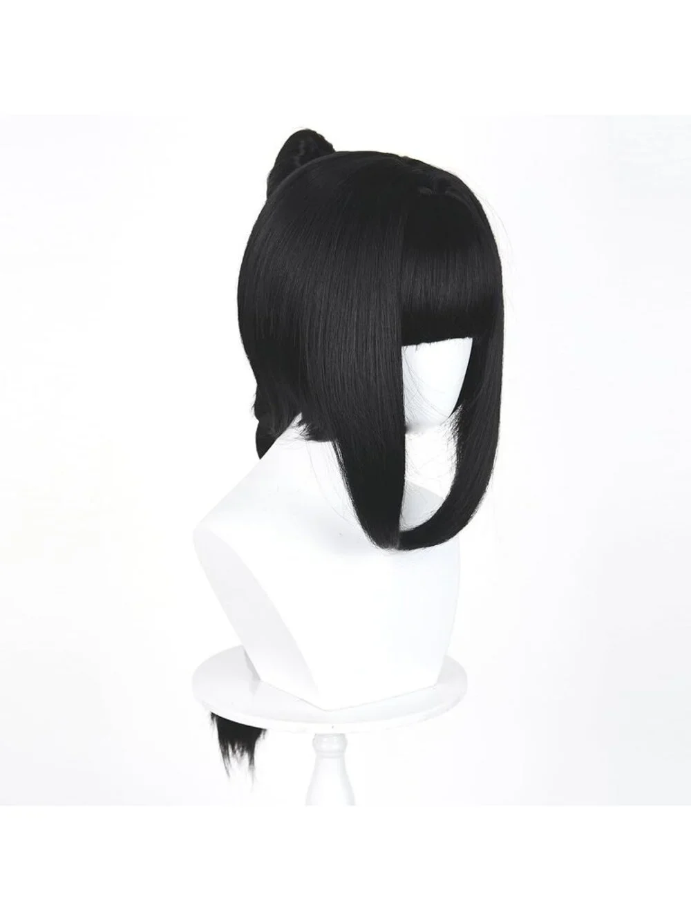 Women's 31.5 Inch Long Black Wig Straight Synthetic Cosplay Halloween Costume